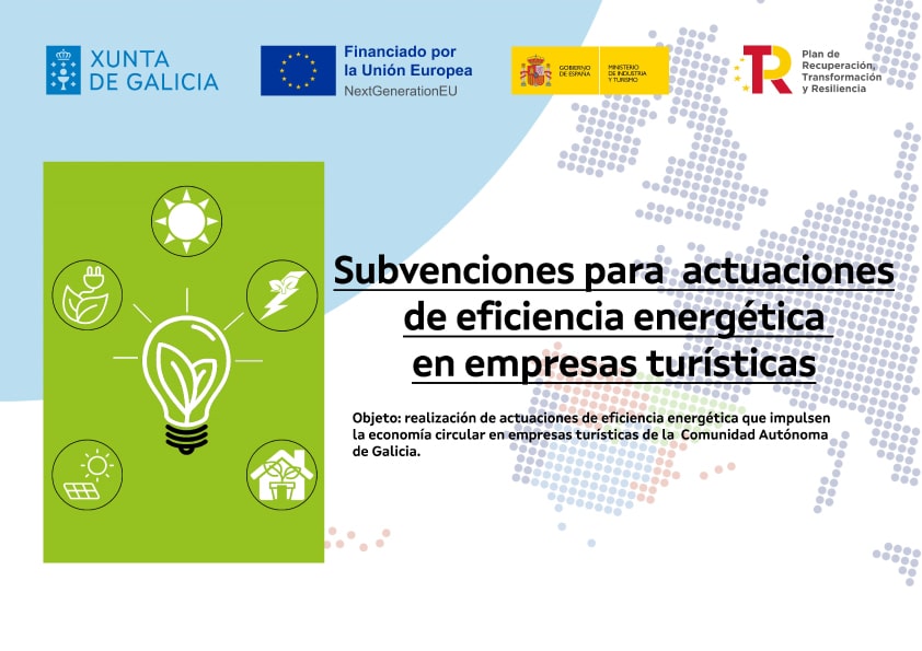 Cartel (Subvención para actuaciones de eficiencia energética en empresas turísticas)